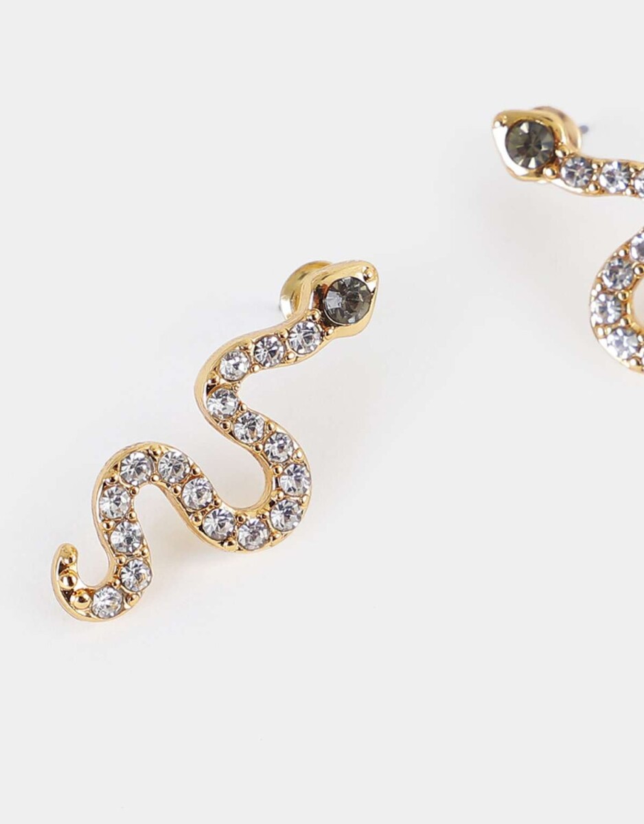 Aros Pasantes Bañados En Oro - Dorado 