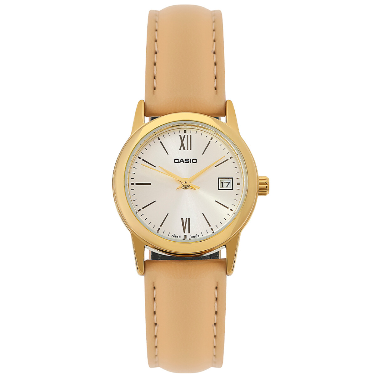 Reloj CASIO LTPV002GL-7B3UDF en Beige Marron Esfera 25mm 