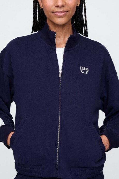 Campera Deportiva Logo Gap Sin Felpa Mujer Navy Uniform