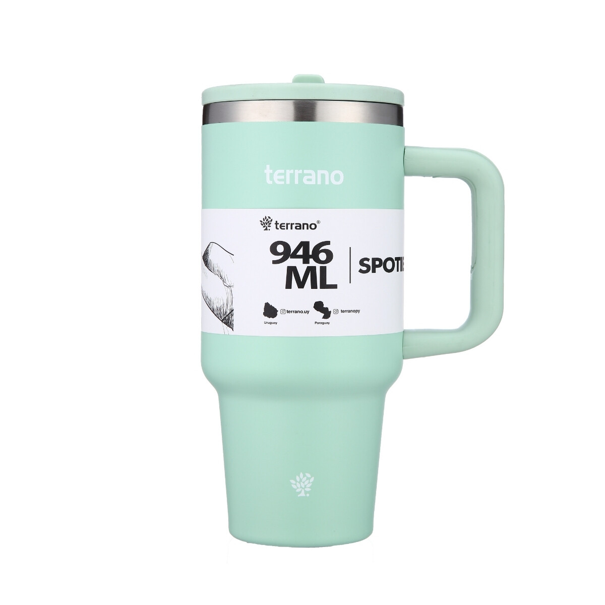 SpotieCup Con Pico - 946ml. - Verde agua 