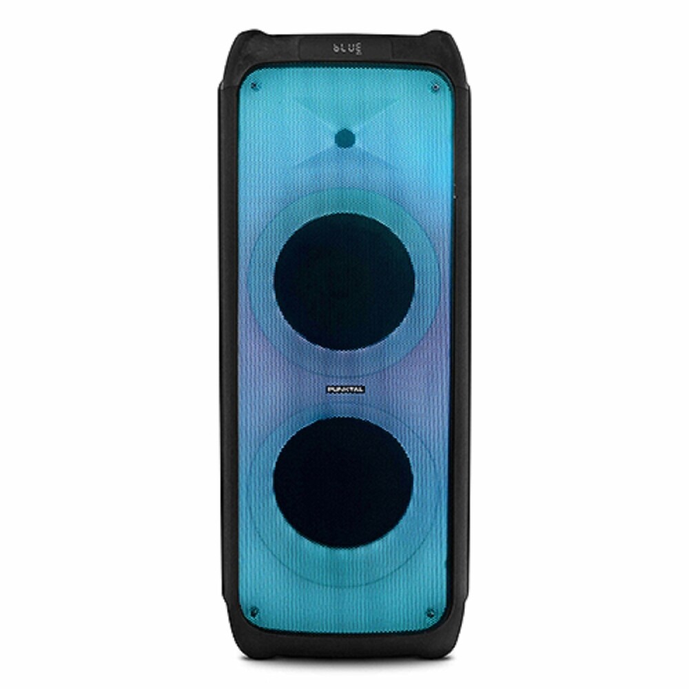 PARLANTE ACTIVO 10" X 2" -RADIO 18000 PMPO-MICROFONO -C REMOTO negro