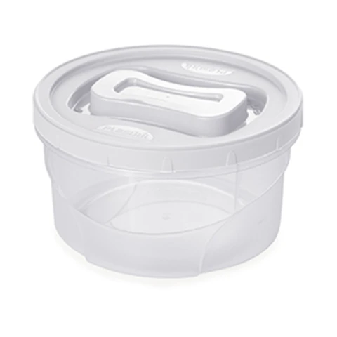 Recipiente Cilíndrico 1,4L Varios Colores BLANCO