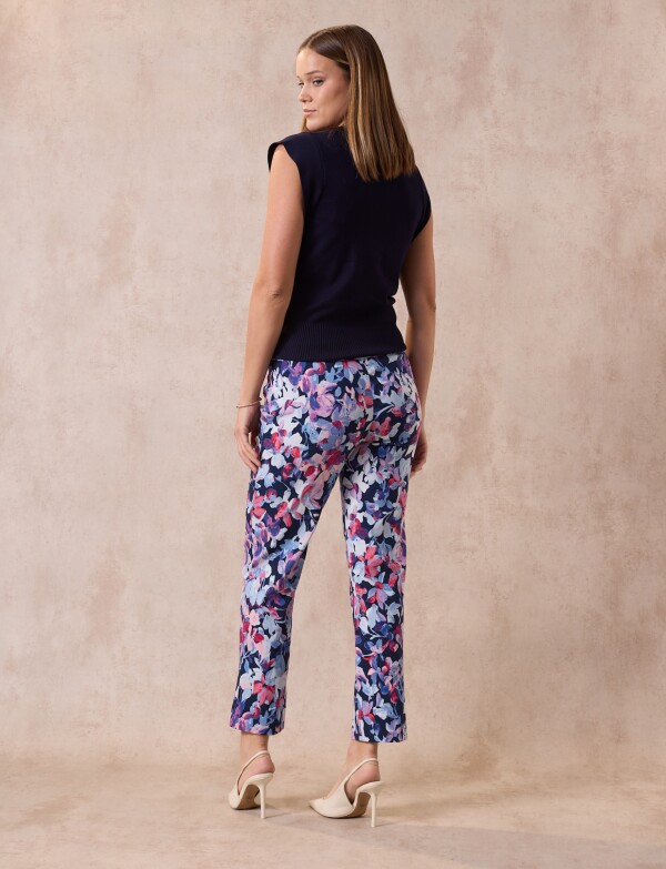 Pantalon Print MULTI/AZUL