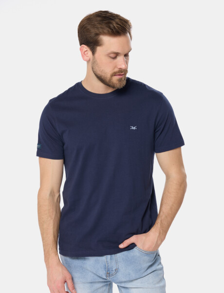 REMERA LISA Azul