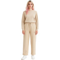Pantalón Jogging Deportivo Tipo Cargo Beige
