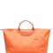 Longchamp -Bolso de viaje Longchamp plegable con cierre y asa corta, Le pliage green Naranja