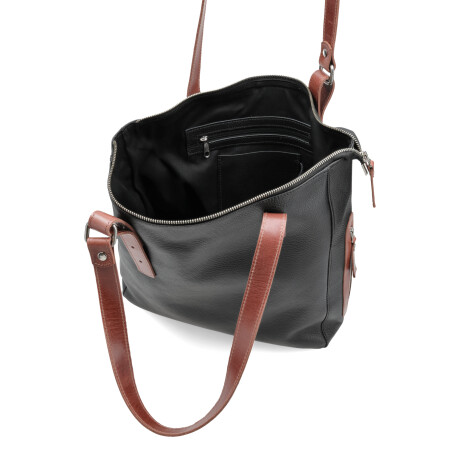 CARTERAS VENET - CUERO LYNN NEGRO