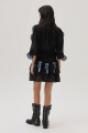 Falda Blossom Negro