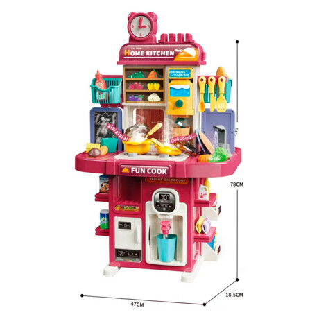 Set Cocina Supermercado Doble Multifunción X83pcs Jug007307