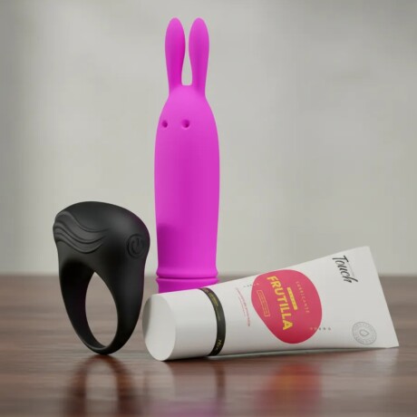 Combo Mini Vibrador + Anillo Vibrador + Gel Intimo Combo Mini Vibrador + Anillo Vibrador + Gel Intimo