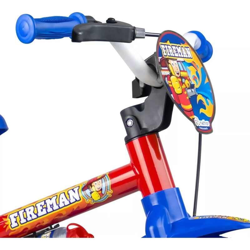 Bicicleta Niño Infantil R12 Con Ruedas De Entrenamiento Rojo