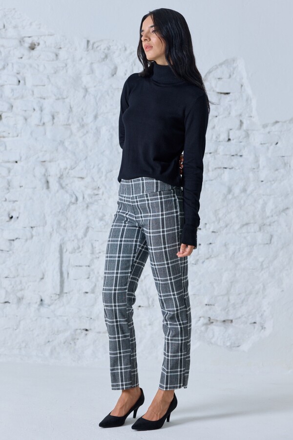 Pantalon Lurex NEGRO/BLANCO