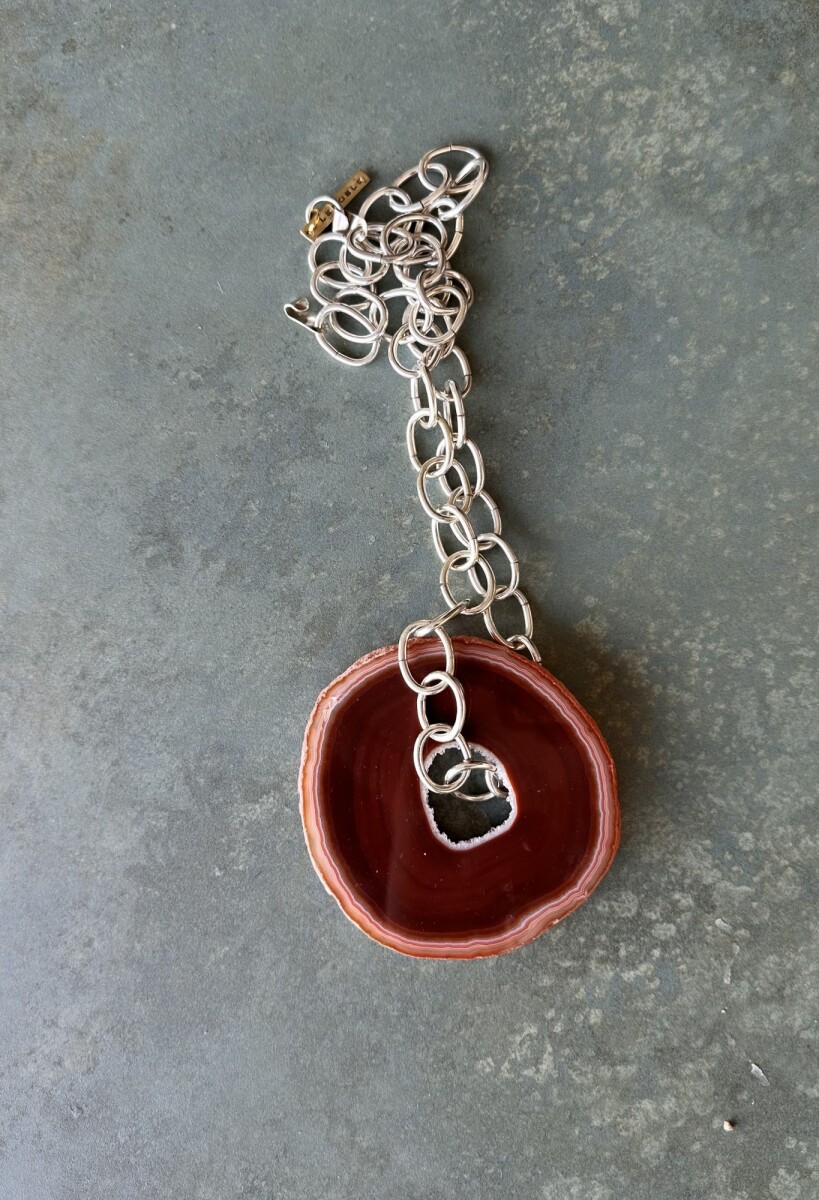 Agata Chain Necklaces - Terracota 
