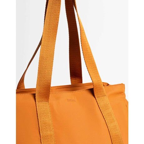 Shopper En Material Reciclado Marron Camel