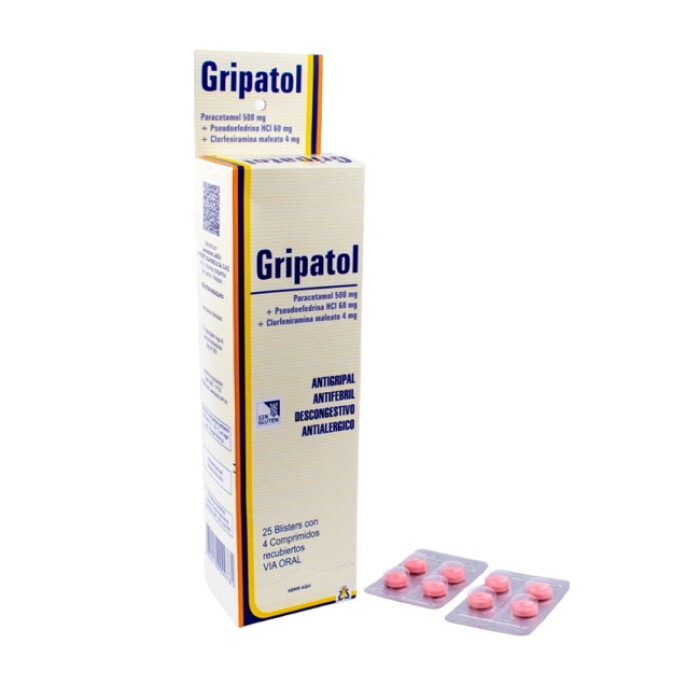 GRIPATOL N.F. COMP. EXHIB. X 25 BLISTERS única