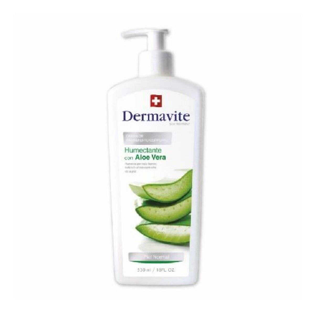 DERMAVITE CREMA CORPORAL HUMECTANTE CON ALOE VERA PIEL NORMAL 530ml 