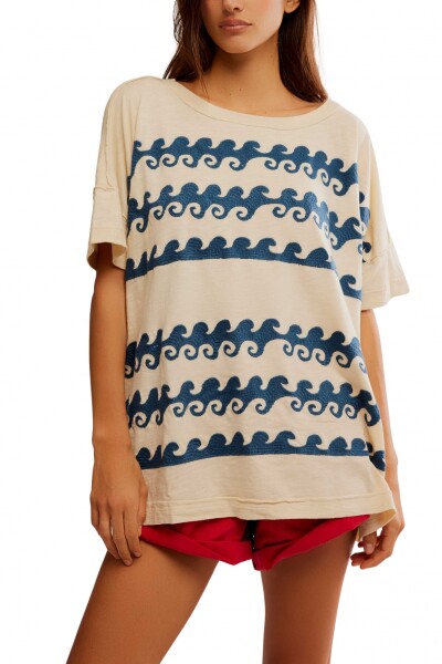 Remera Chill Vibes Beige