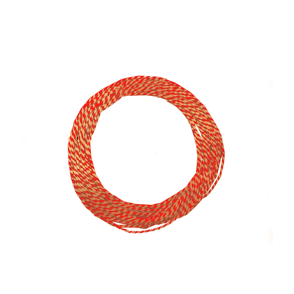 Hilo de Papel x10m - Oro/Rojo 