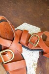Buckle Sandals Camel