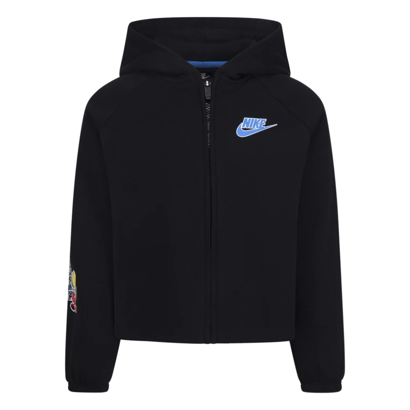 Abrigo Nike Notebook Con cierre Hoody de Niños Negro