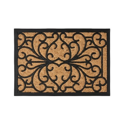 ALFOMBRA ENTRADA COCO/GOMA SALLY 40X60CM Unica