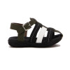 Molekinho Sandalia Casual Tiras Combinadas C/puntera Verde Militar-negro