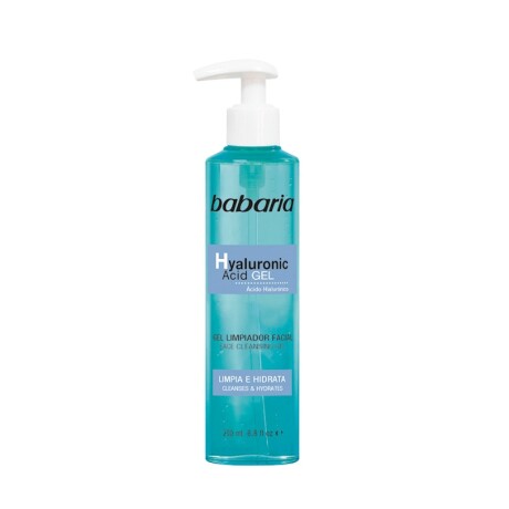 Babaria gel de limpieza facial 200 ml Ácido Hialurónico