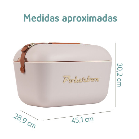 Conservadora Térmica Retro 20L Polarbox Playa Camping Viajes Perla Gold