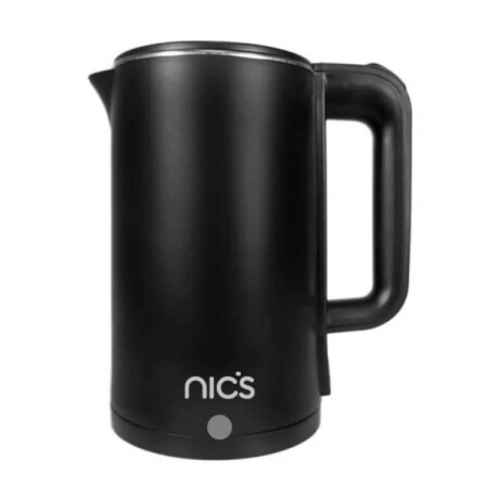 Jarra Eléctrica Nic´s 2 Litros Negra Acero Inoxidable Automática Jarra Eléctrica Nic´s 2 Litros Negra Acero Inoxidable Automática