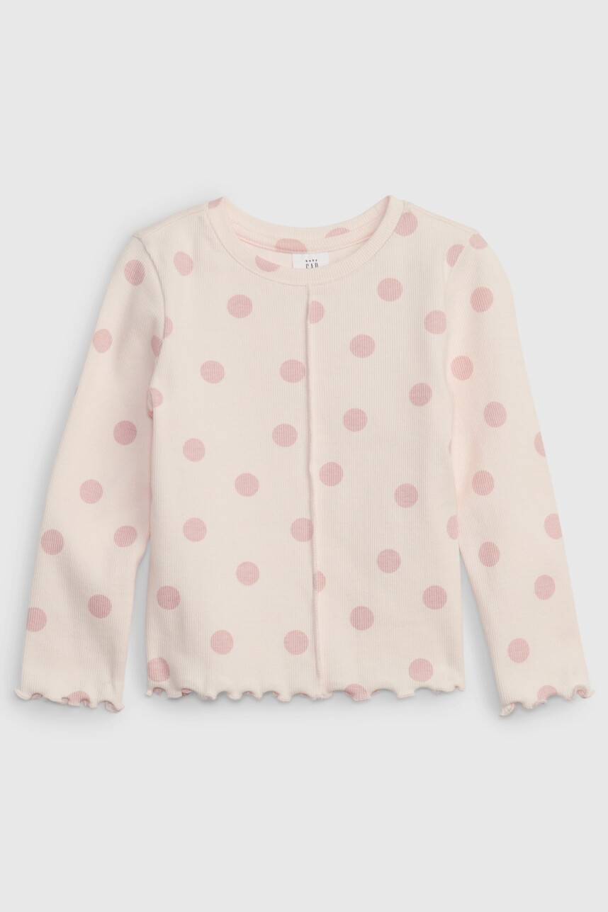 Remera Gráficos Toddler Niña Paradise Peach Dot