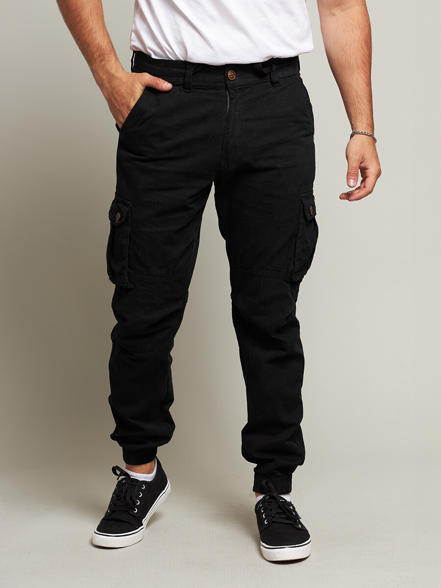 PANTALON CARGO ENCOR DIXIE Negro