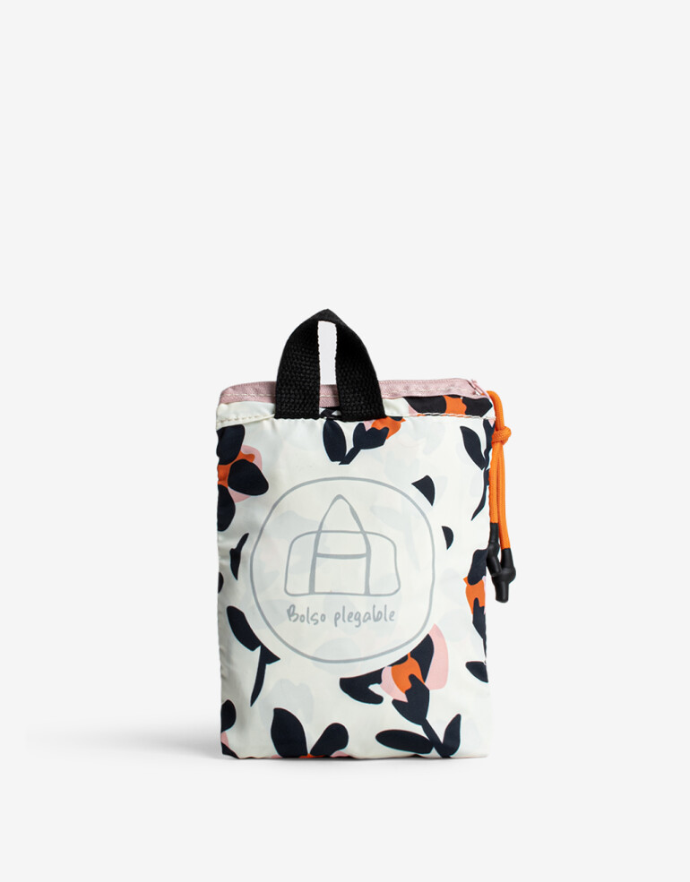 Porta Cosméticos Bolso Bolso Plegable Con Estampa Floral - Estampado Flores