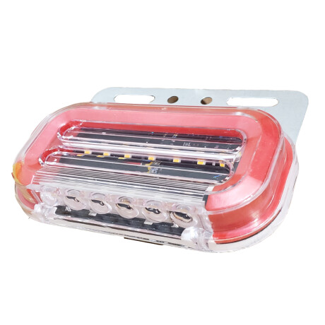 FAROL - FARO LATERAL RECTANGULAR LED 24V ROJO 135X70MM - FAROL - FARO LATERAL RECTANGULAR LED 24V ROJO 135X70MM -