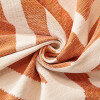 Manta sillon y cama triángulos 180x230cm naranja