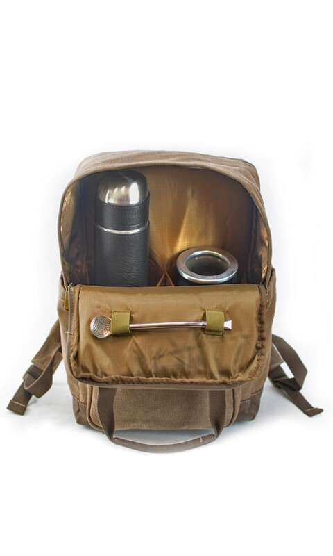 MATERA MOCHILA LANIN CANVAS TOSTADO