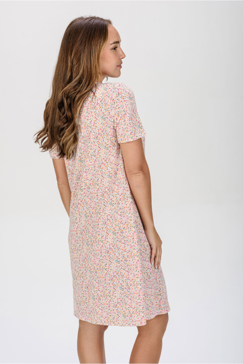 CAMISÓN CON PUNTILLA ESTAMP. FLORES CHICAS