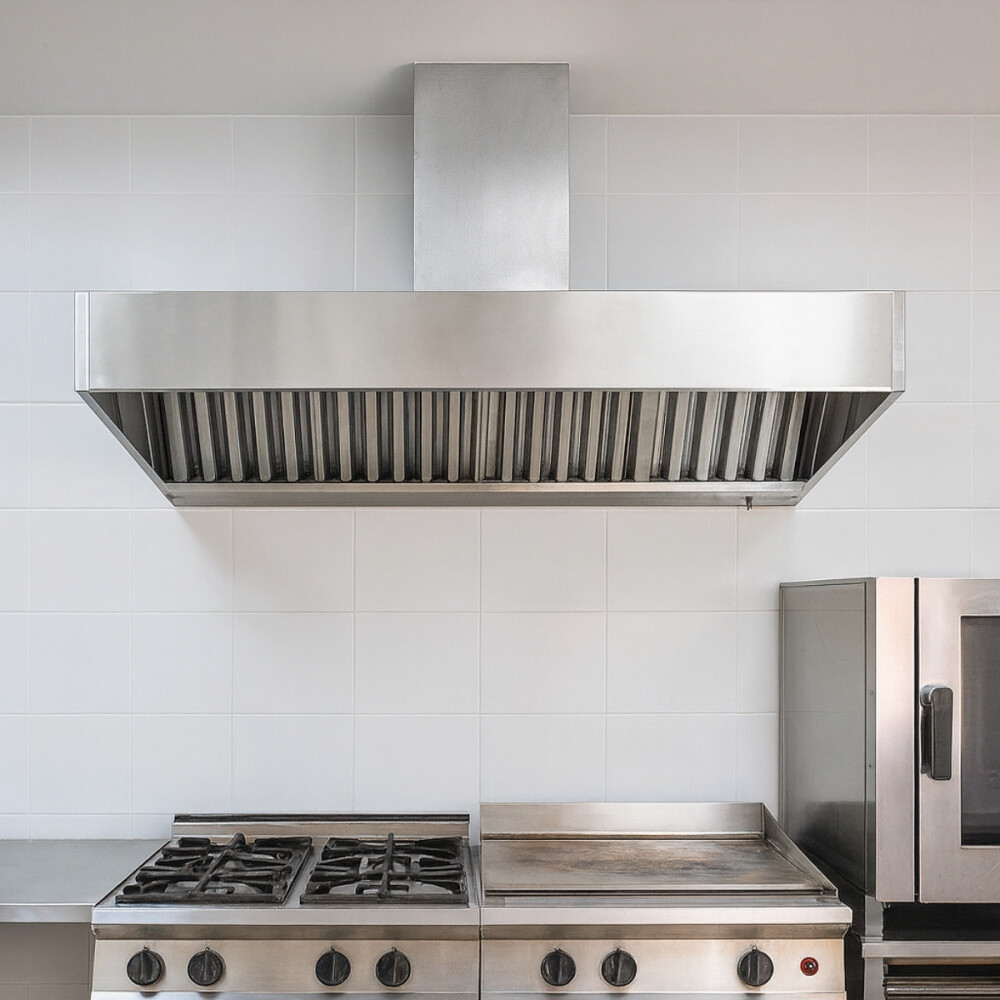 Campana Mural con Filtro 200x93x32 cm Acero Inoxidable Campana Mural con Filtro 200x93x32 cm Acero Inoxidable