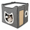 Cama Casa Para Gatos Desarmable Con Rascador Cama Casa Para Gatos Desarmable Con Rascador