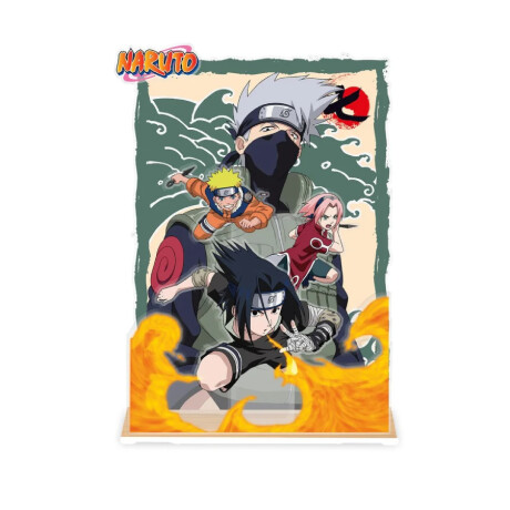 Naruto Acrylic Diorama - Team 7 Naruto Acrylic Diorama - Team 7