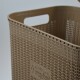 Canasto organizador para ropa 45lts MARRON CLARO