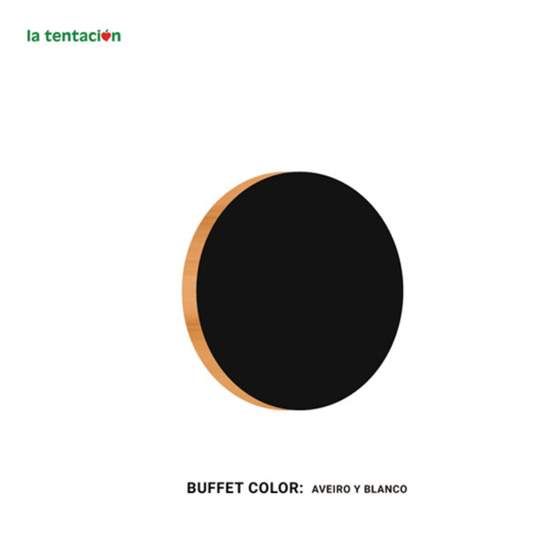 Aparador Bargueño Buffet Living 3p Premium® 15mm Negro Aparador Bargueño Buffet Living 3p Premium® 15mm Negro