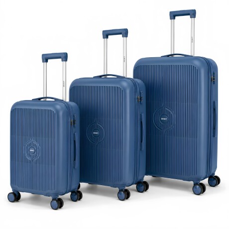 Set x3 Valijas Zenit Milan Azul