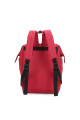 Mochila multicierres con modero Rojo