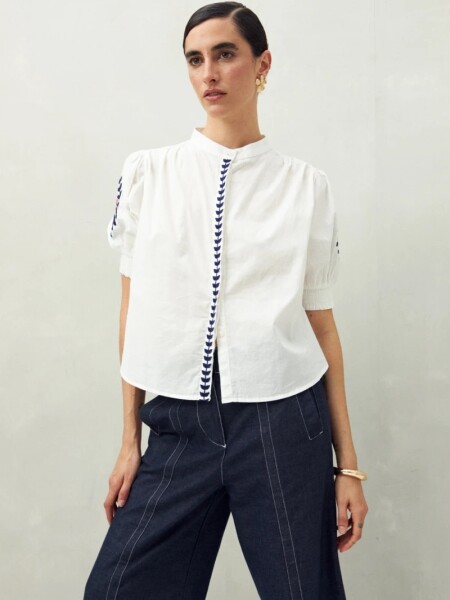 CAMISA D.CASSIN AZTECA BLANCO