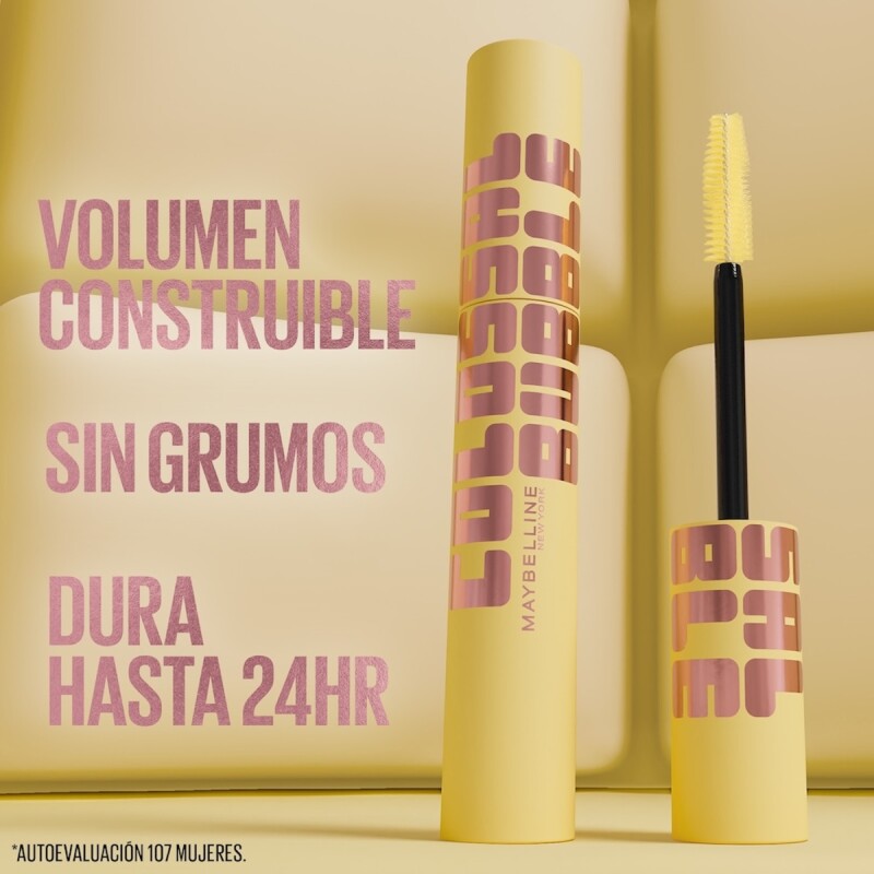 Máscara Maybelline Colossal Bubble Waterproof Very Black Máscara Maybelline Colossal Bubble Waterproof Very Black