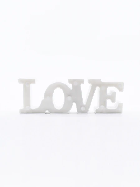 LOVE LUMINARIA CORPOREA BLANCO