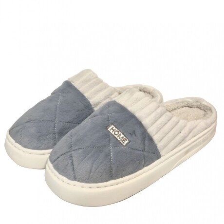 Pantufla de Felpa Super Abrigadas Antideslizante Unisex Celeste