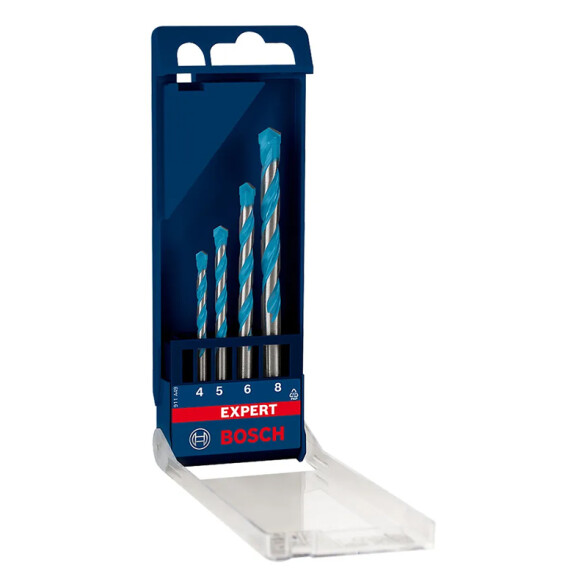 Set 4 brocas multiconstruc. CYL-9 Ø4/5/6/8mm Bosch BS8238