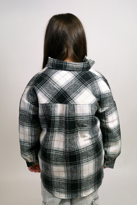 Camisa de Franela Negro