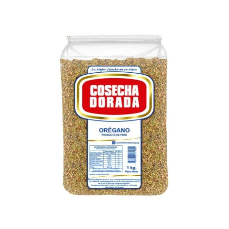 CONDIMENTO OREGANO COSECHA DORADA 1KG CONDIMENTO OREGANO COSECHA DORADA 1KG